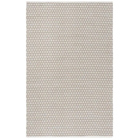 Safavieh 8 x 10 ft. Large Rectangle Montauk Hand Woven Rug, Beige and Ivory MTK608R-8